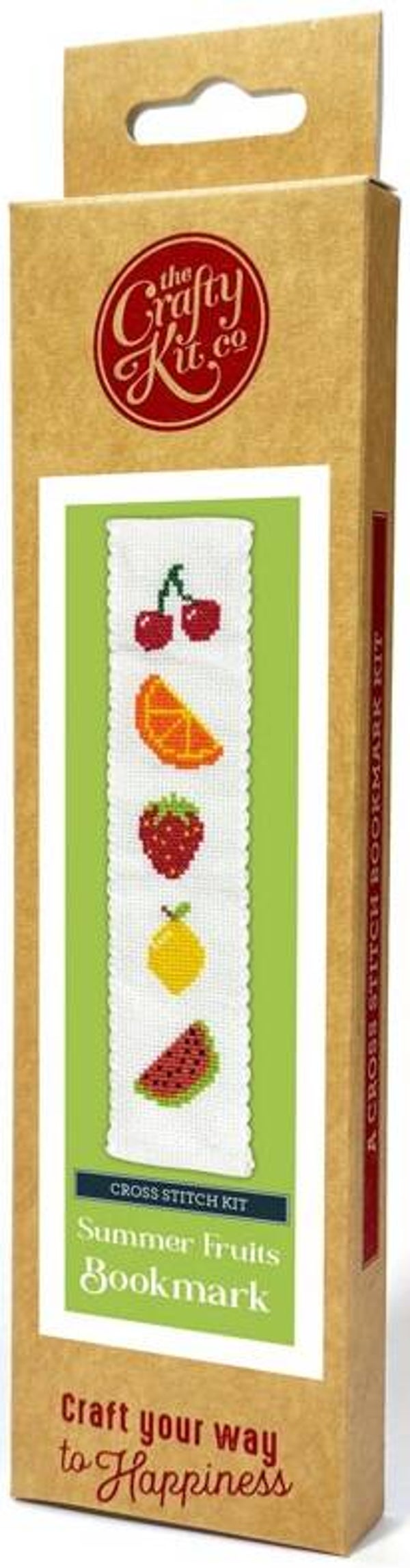 Borduurpakket - Bookmark - Summer Fruits