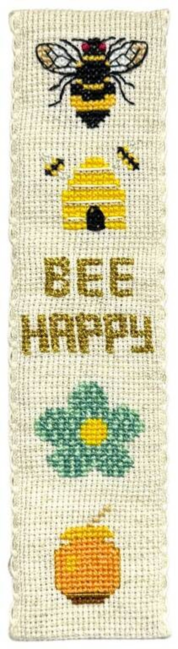 Borduurpakket - Bookmark - Honey Bee