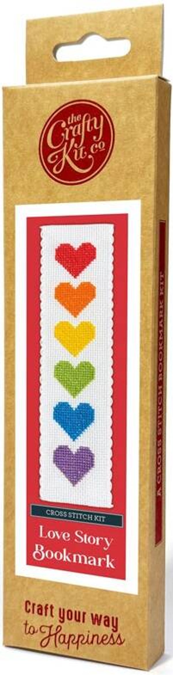 Borduurpakket - Bookmark - Love Story