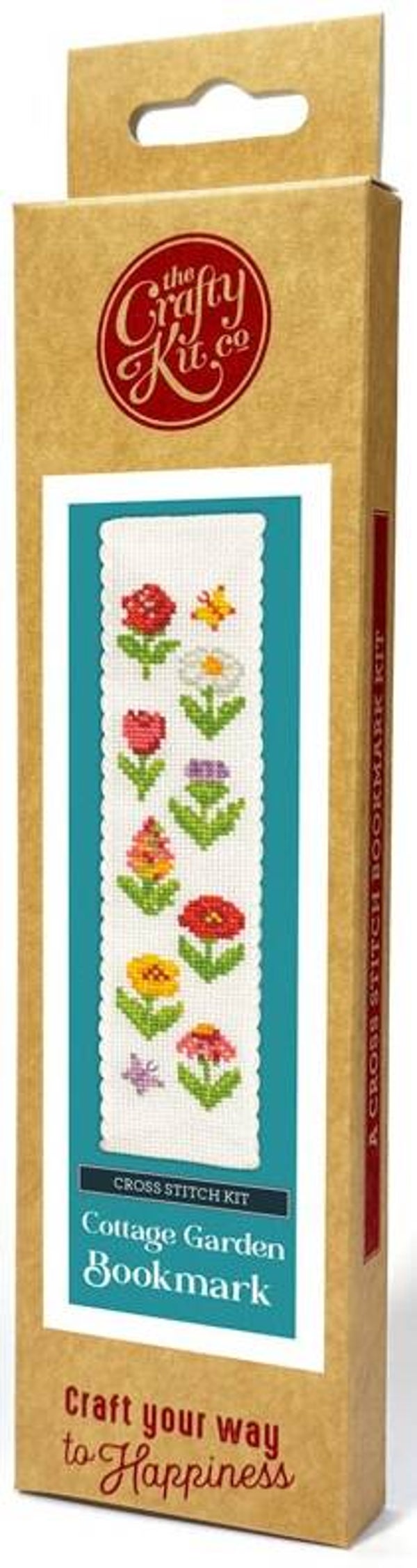 Borduurpakket - Bookmark - Cottage Garden