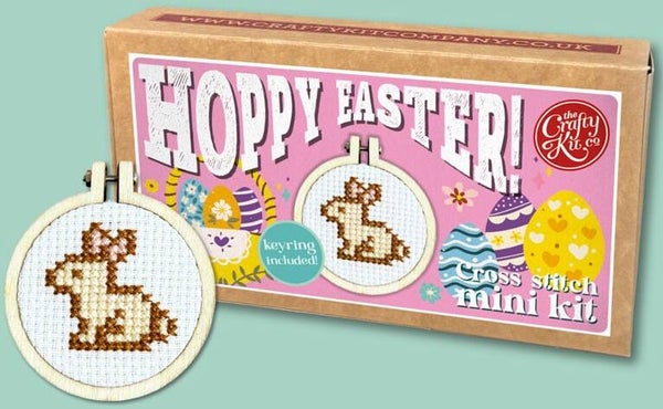 Borduurpakket - Matchbox - Hoppy Easter (Bunny)