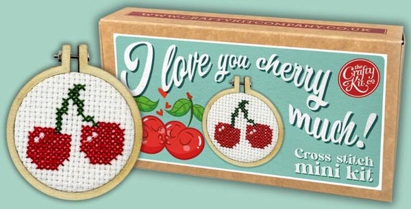 Borduurpakket - Matchbox - I Love You Cherry Much