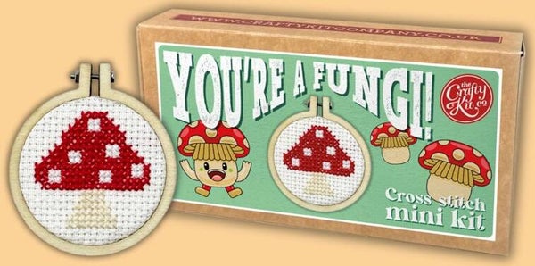 Borduurpakket - Matchbox - You're A Fungi! (Toadstool)