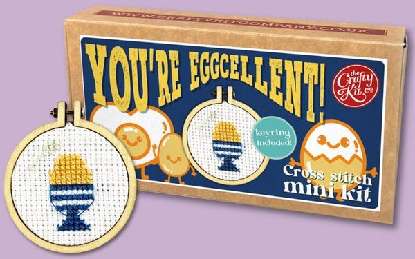 Borduurpakket - Matchbox - You're Eggcelent!