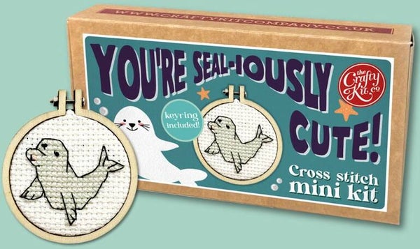 Borduurpakket - Matchbox - You're Seal-iously cute!