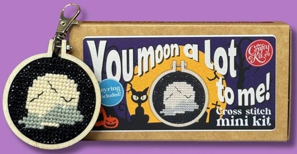 Borduurpakket - Matchbox - You Moon a Lot to Me!