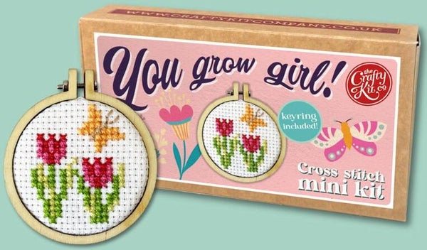 Borduurpakket - Matchbox - You Grow Girl!