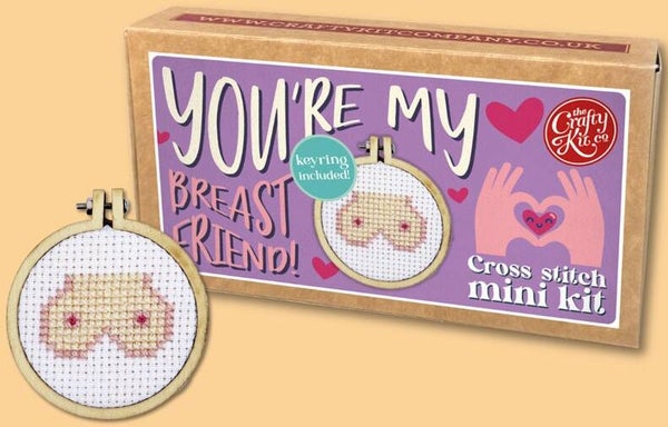 Borduurpakket - Matchbox - You're my Breast Friend!
