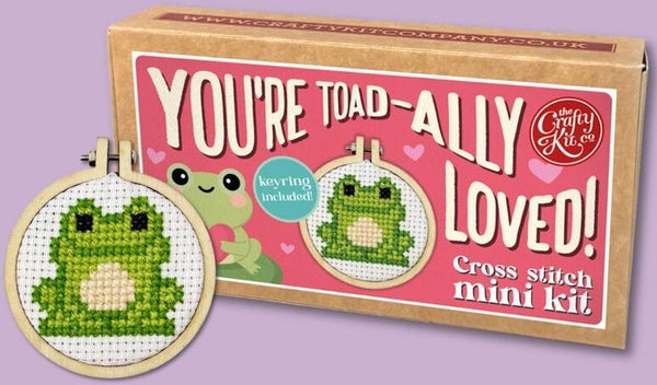 Borduurpakket - Matchbox - You're Toad-ally Loved!
