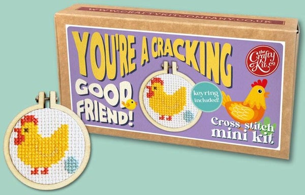 Borduurpakket - Matchbox - You're a Cracking Good Friend!
