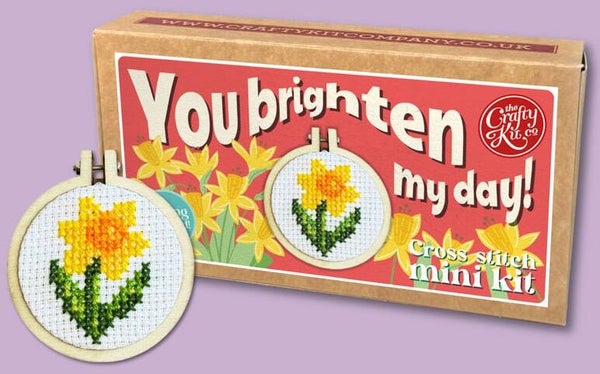 Borduurpakket - Matchbox - You Brighten my Day!