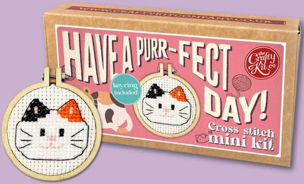 Borduurpakket - Matchbox - Have a Purr-fect Day!