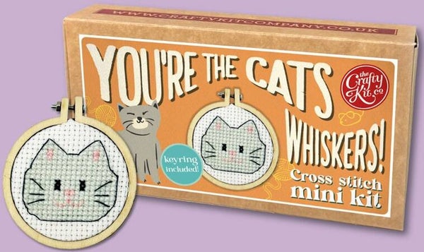 Borduurpakket - Matchbox - You're the Cats Whiskers!