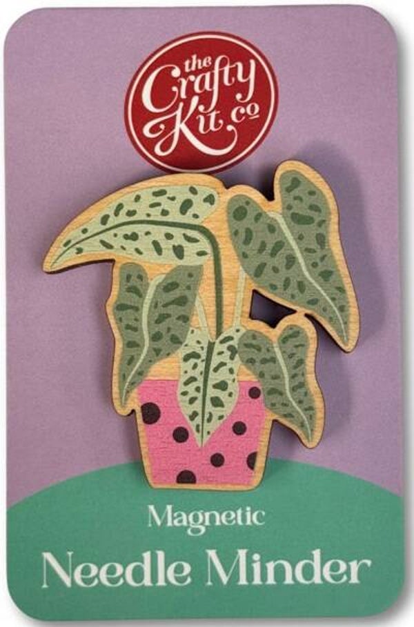 Wooden Needle Minder - House Plant
