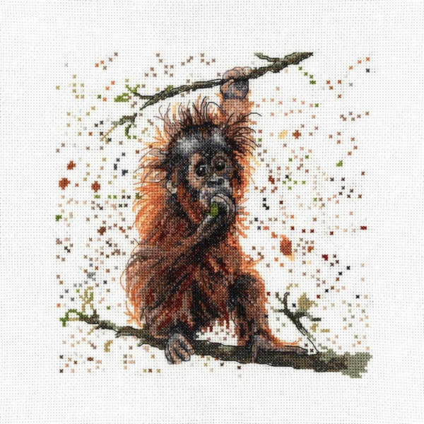Borduurpakket - Otis the Orangutan