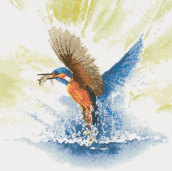 Borduurpakket - Kingfisher in Flight
