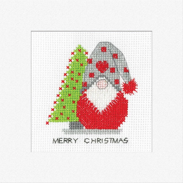 Borduurpakket - Gonk Card - Christmas Tree