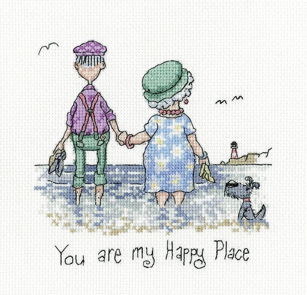 Borduurpakket - Happy Place