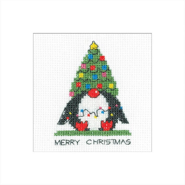 Borduurpakket - Penguin Card - Tree