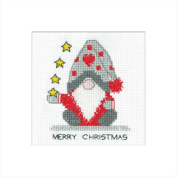 Borduurpakket - Gonk Card - Christmas Stars