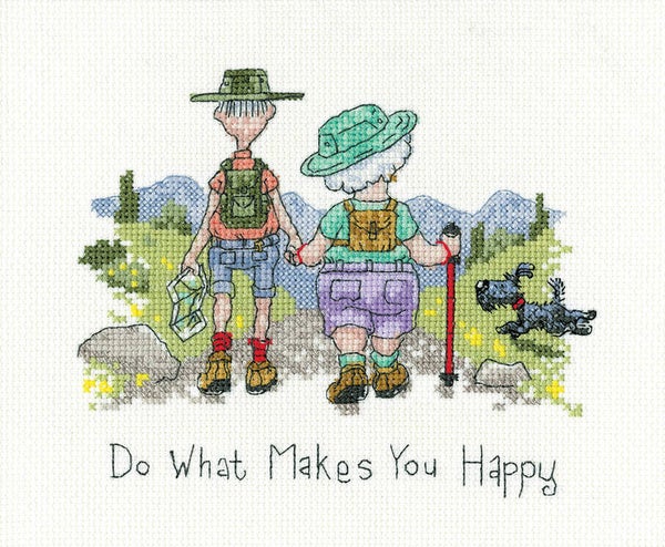 Borduurpakket - Do What Makes You Happy