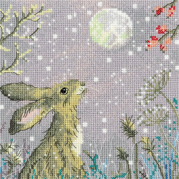 Borduurpakket - Berries & Snowflakes