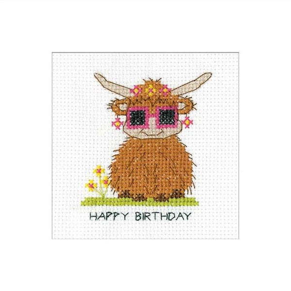 Borduurpakket - Highland Card - Sunglasses