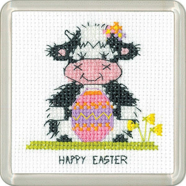 Borduurpakket - Milkshake Coaster - Easter