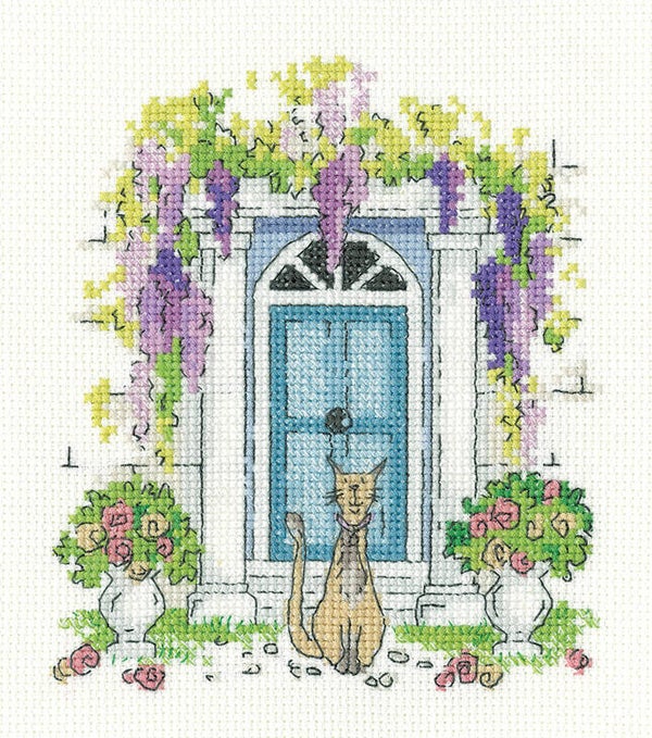 Borduurpakket - Wisteria and Whiskers