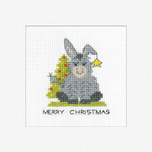 Borduurpakket - Donkey Card - Christmas Tree