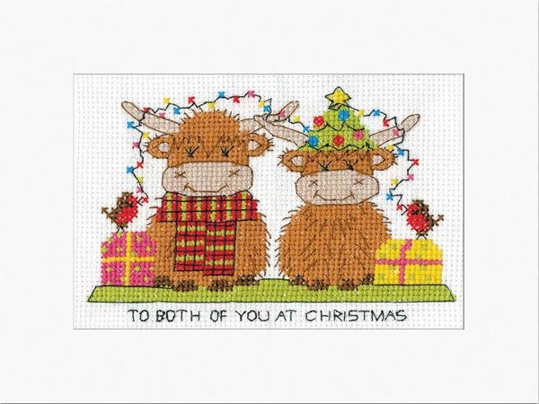 Borduurpakket - Highland Card - To Both of You