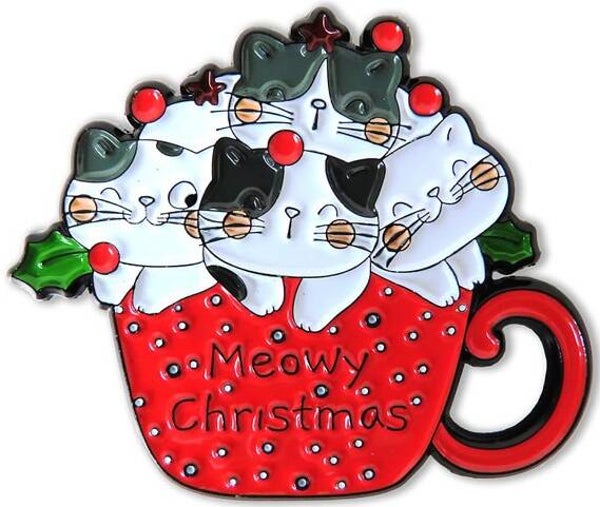 Needle Minder - Meowy Christmas