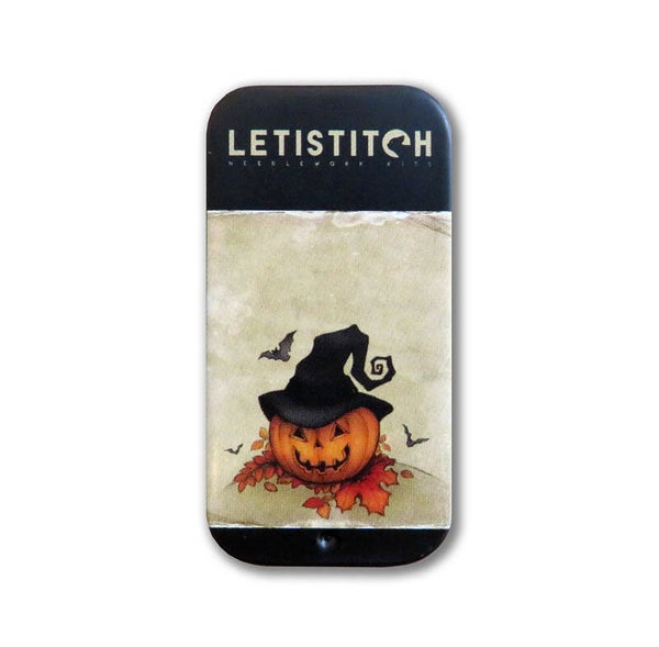 Metallic Needlebox Happy Pumpkin