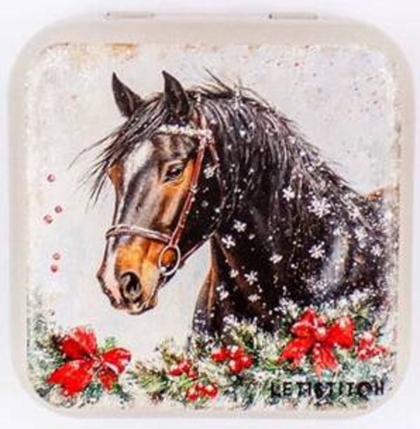 Metallic Box - Winter Horse