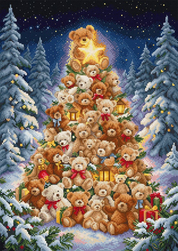 Borduurpakket - Teddy Wonderland