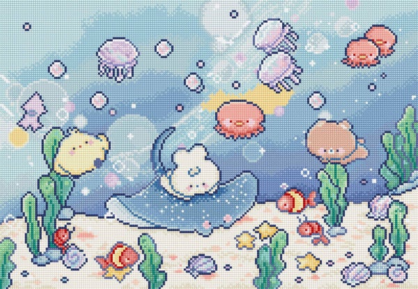 Borduurpakket - Under the Sea