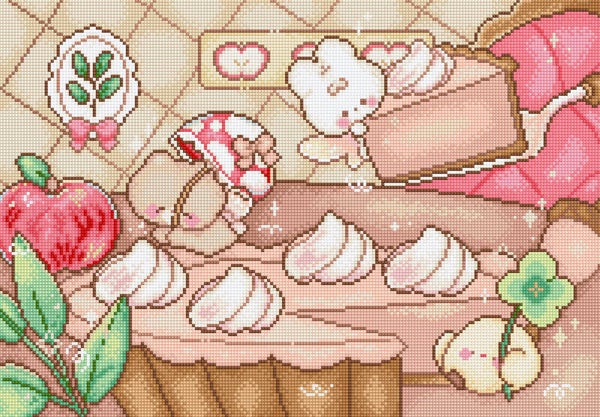 Borduurpakket - Pumpkin Pie Chase