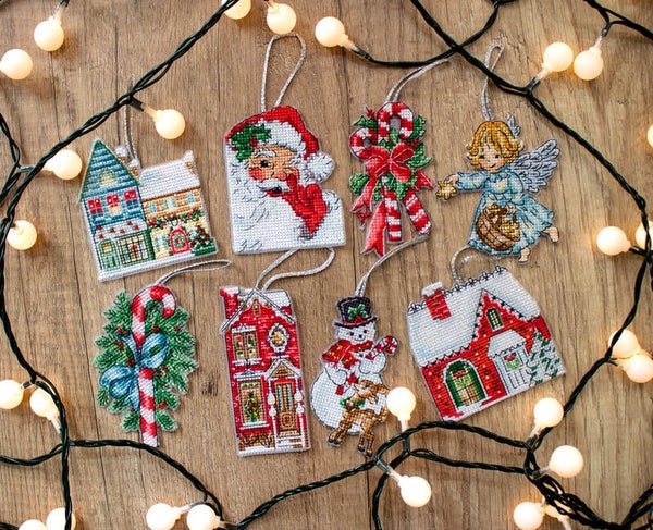 Borduurpakket - Christmas Toys Kit nr. 2