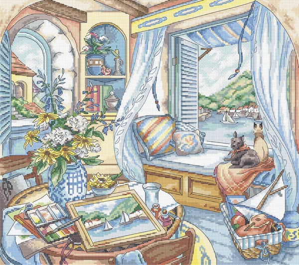 Borduurpakket - Window Seat