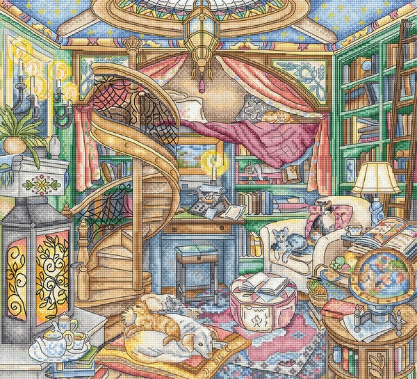 Borduurpakket - Home Library