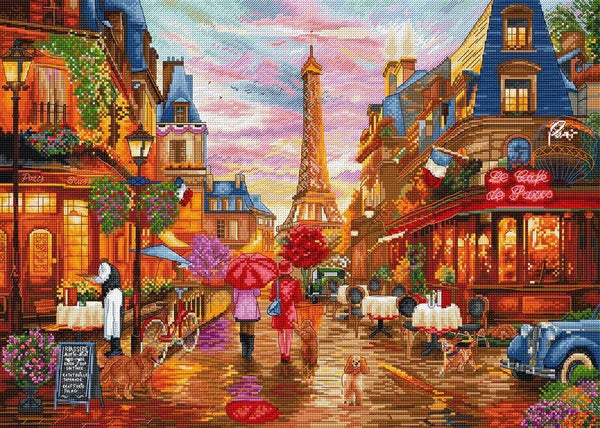 Borduurpakket - After the Rain - Paris