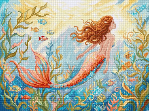 Borduurpakket - Mermaid Dreams