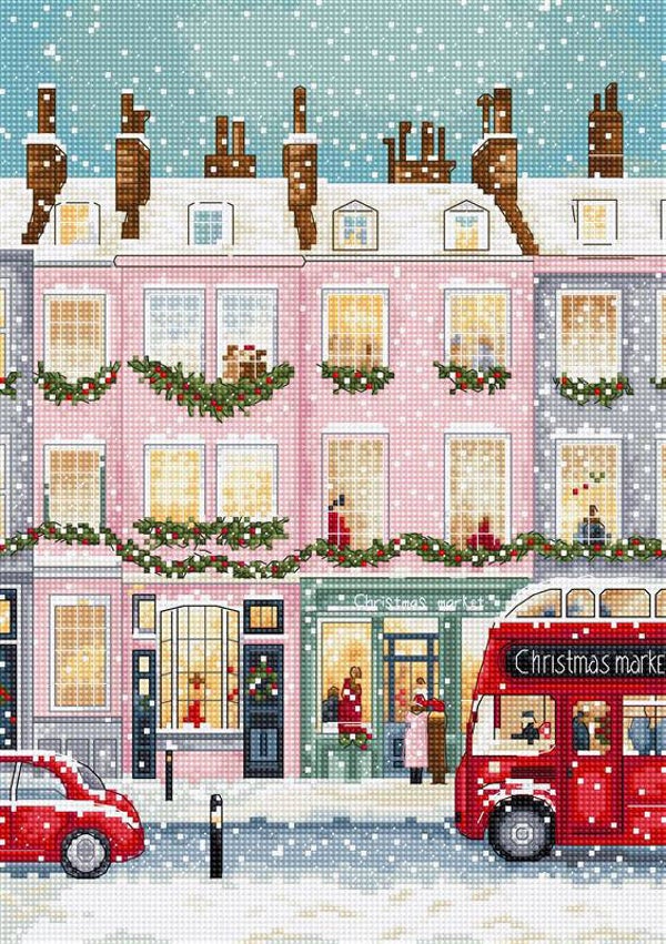 Borduurpakket - London Winter Charm