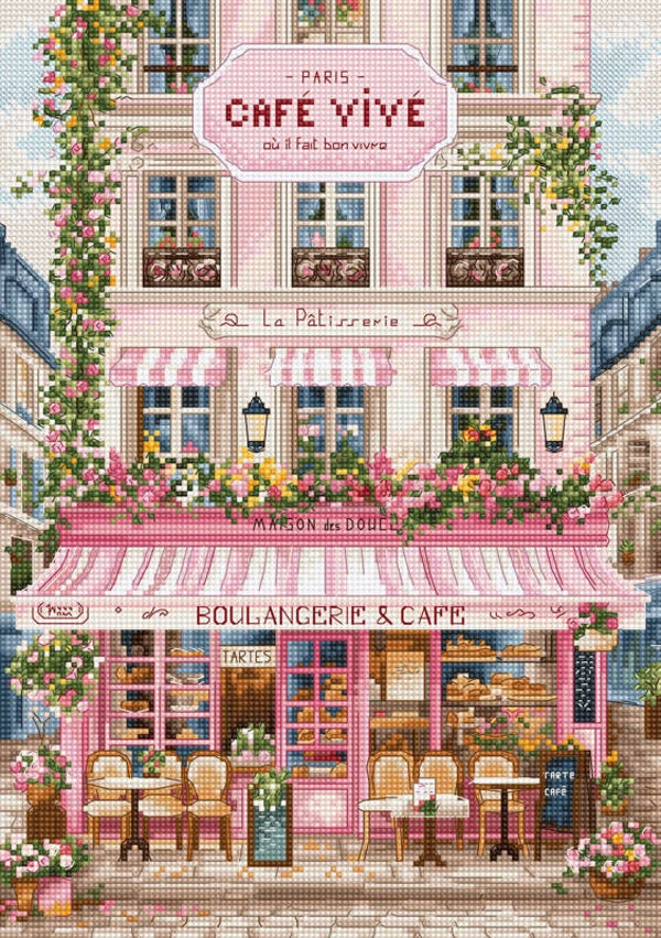 Borduurpakket - Sweet Parisian Street