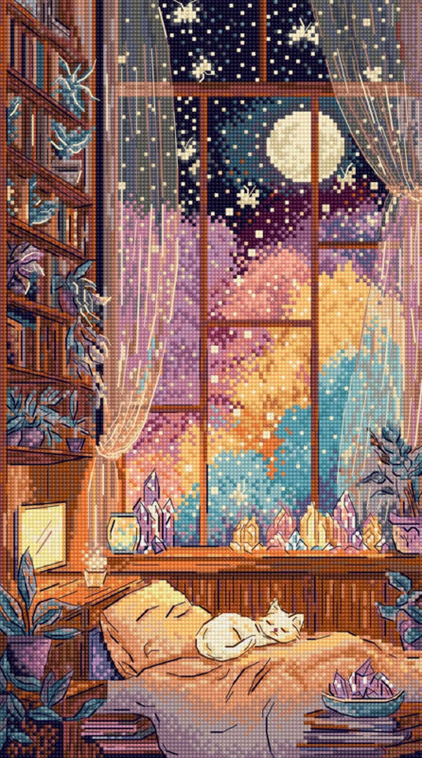 Borduurpakket - Crystal Moonlight