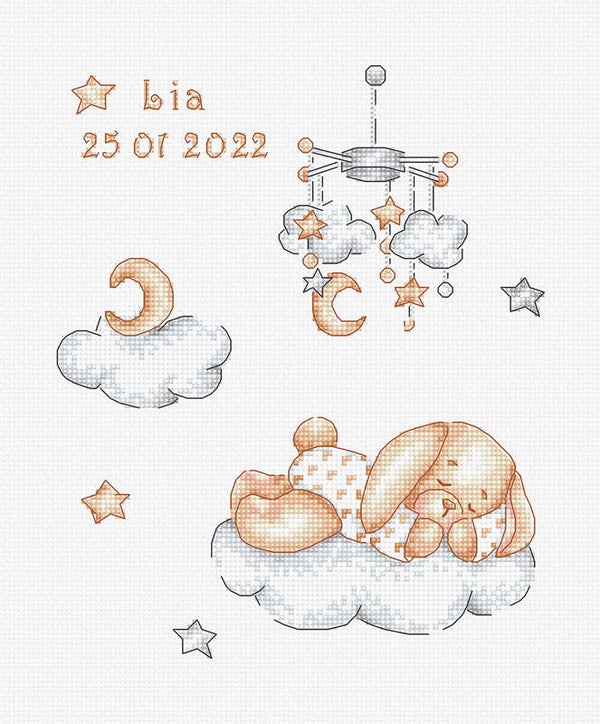 Borduurpakket - Sleepy