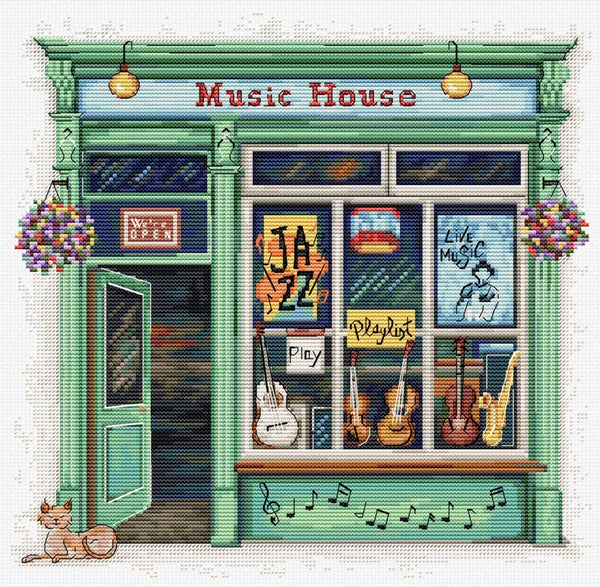 Borduurpakket - Music House