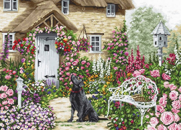 Borduurpakket - The Cottage Garden