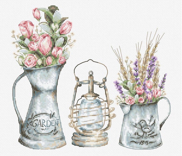 Borduurpakket - Lamp