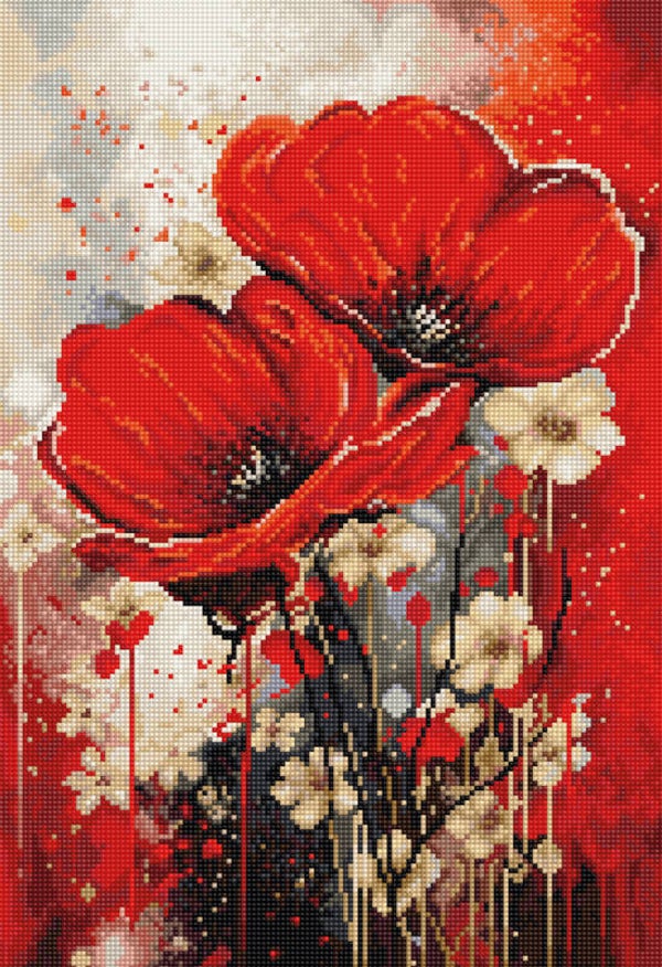 Borduurpakket - The Dance of the Poppies